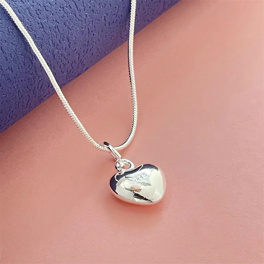 Sterling Silver Heart Necklace