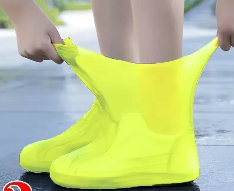 【Hot sales】 Reusable Waterproof Silicone Shoe Covers – Anti-Slip Rain Shoe Protectors