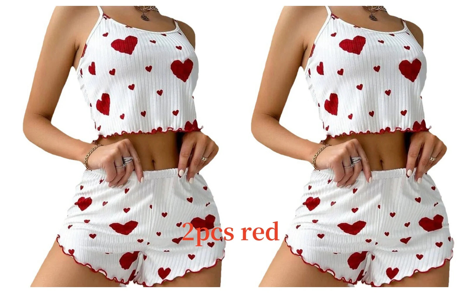 Love Print Pajama Set ❤️