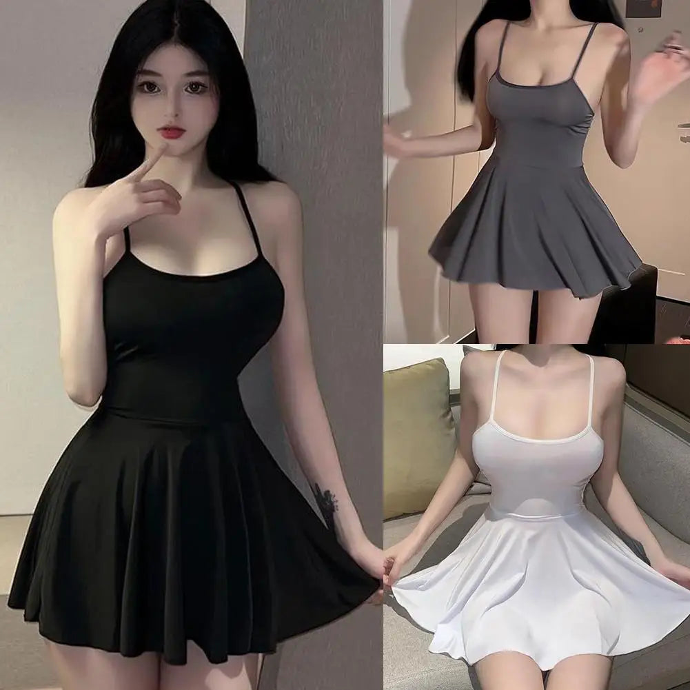 Allure Pleated Mini Dress