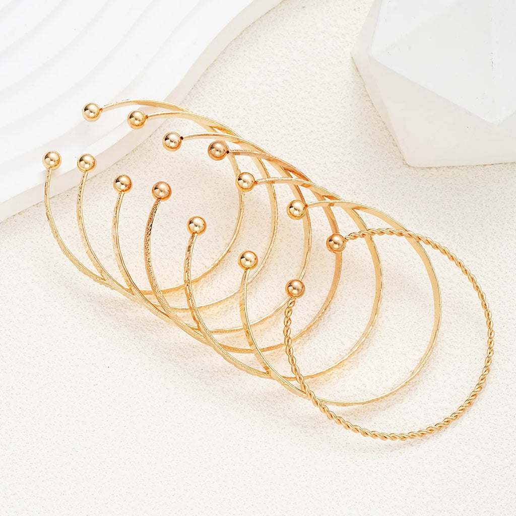 Luxe Gold Bangle Set