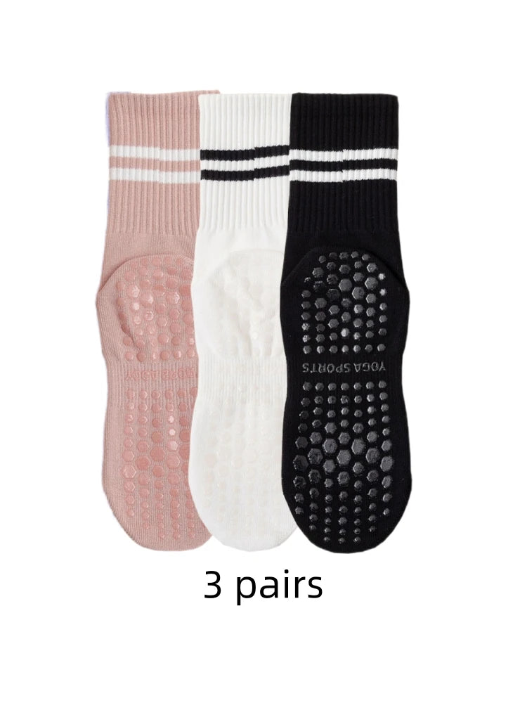 Grip Flex Non-Slip Athletic Socks – 3 Pairs