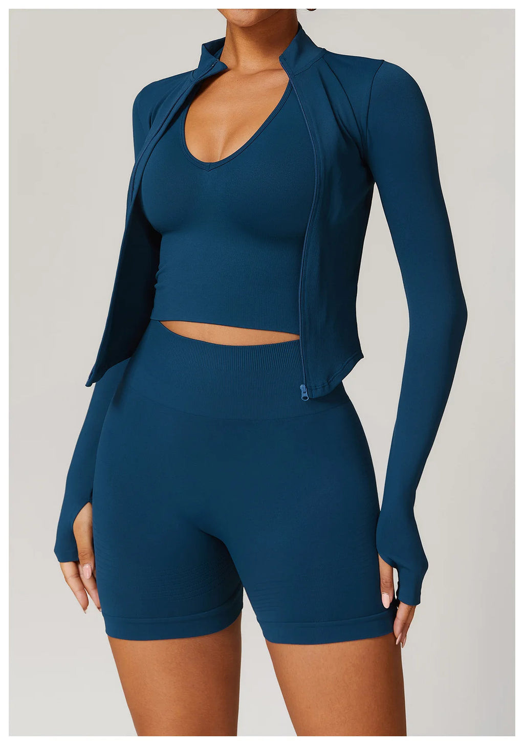 Women's Quick-Dry Zip-Up Workout Jacket