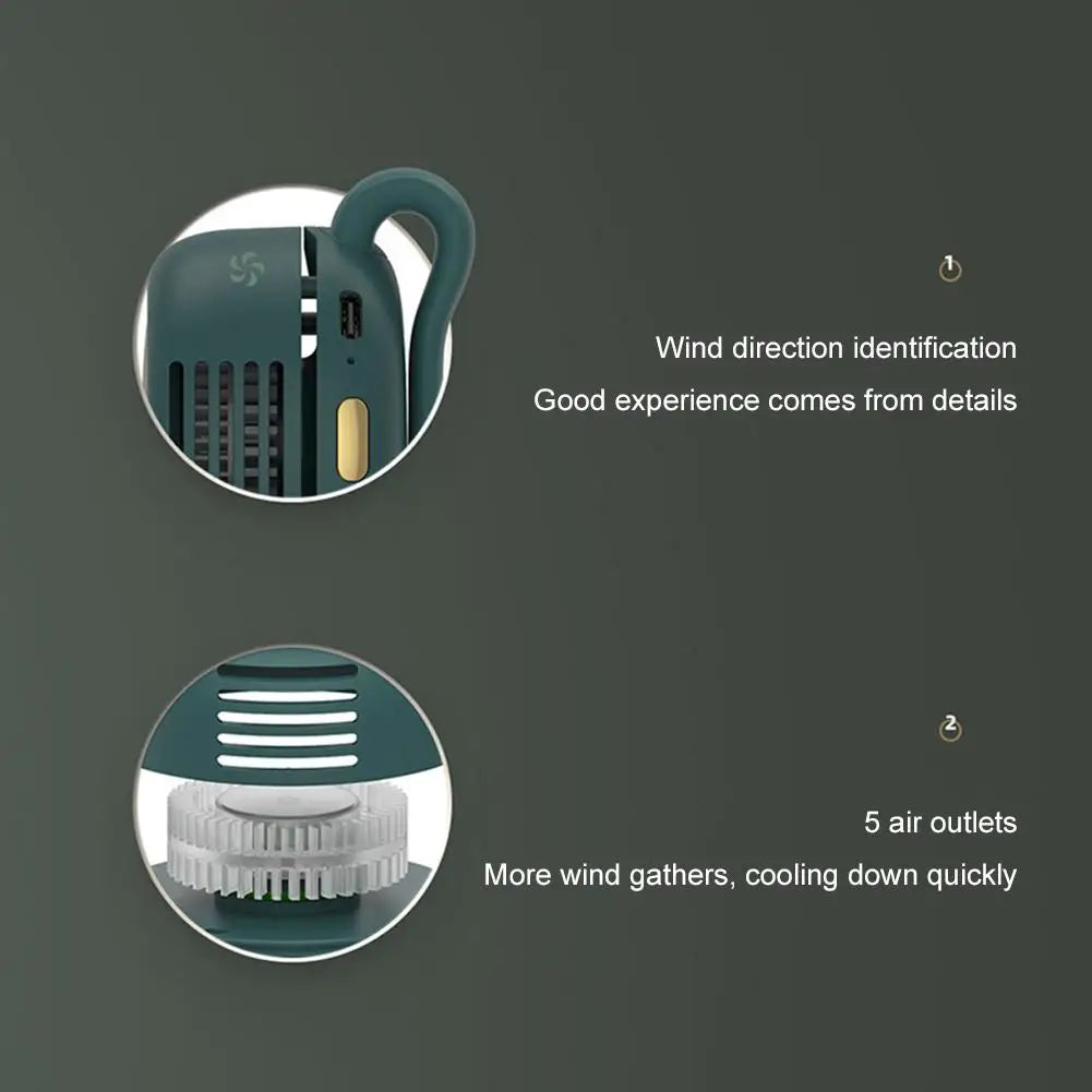 Portable Mini Bladeless Clip Fan