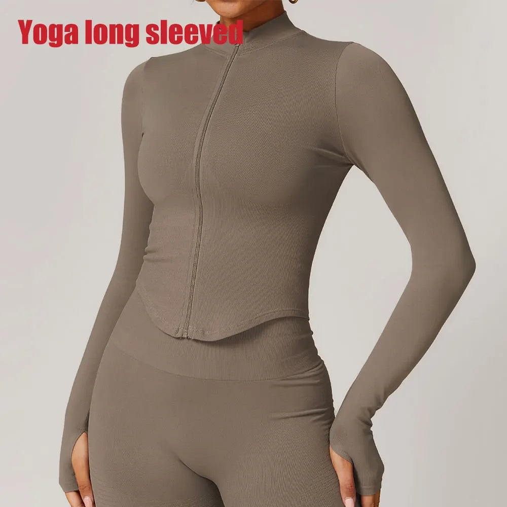 Women's Quick-Dry Zip-Up Workout Jacket