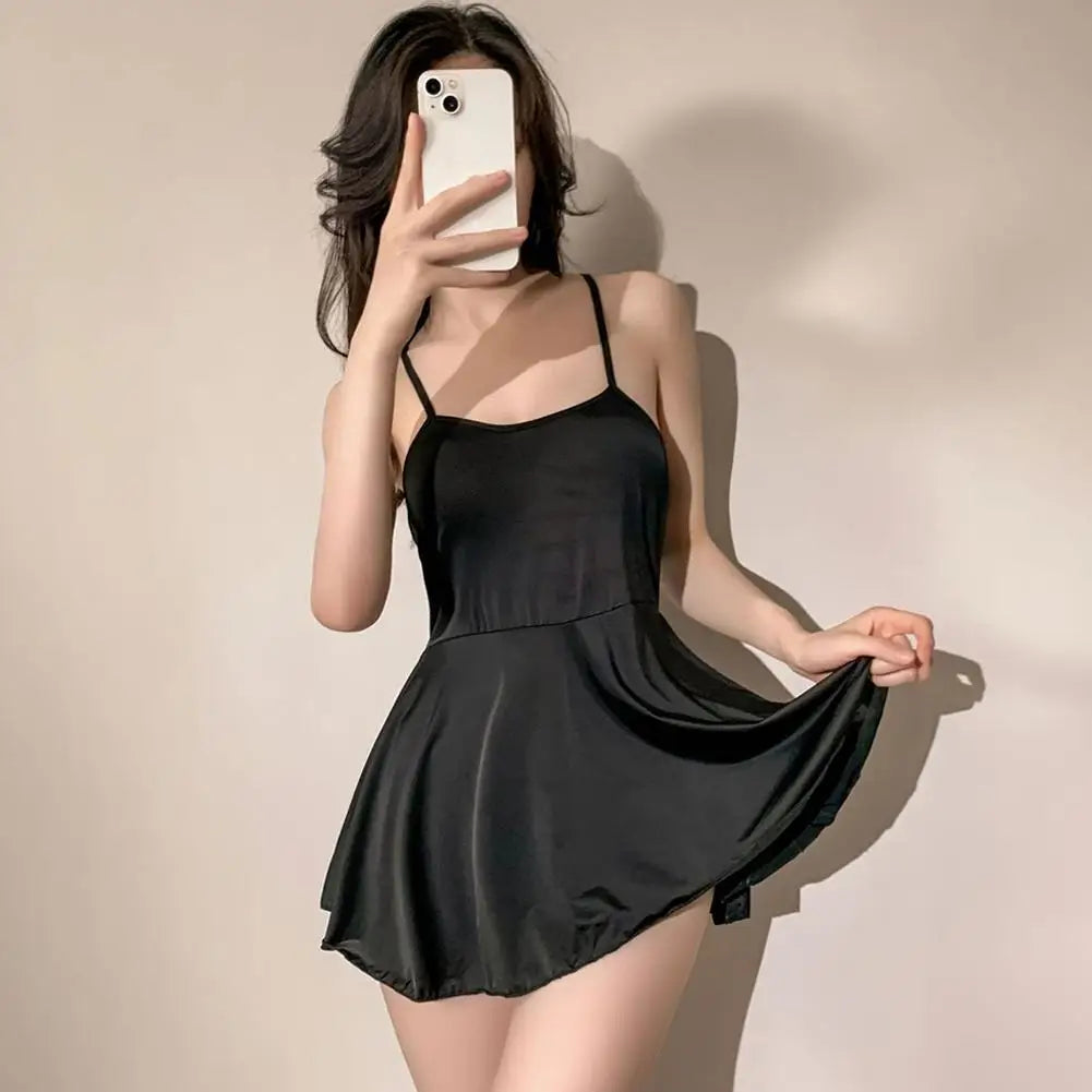 Allure Pleated Mini Dress