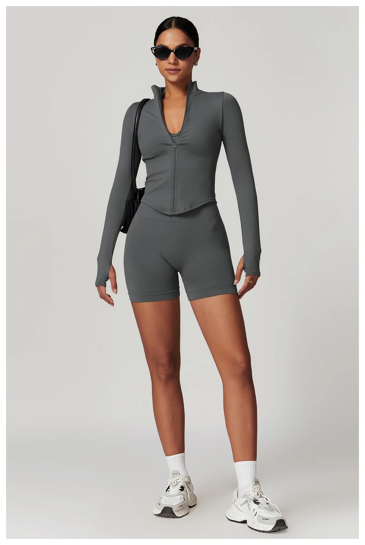 Women's Quick-Dry Zip-Up Workout Jacket