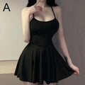 Allure Pleated Mini Dress