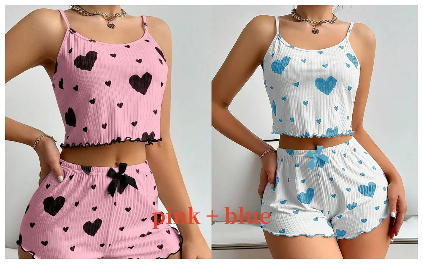 Love Print Pajama Set ❤️