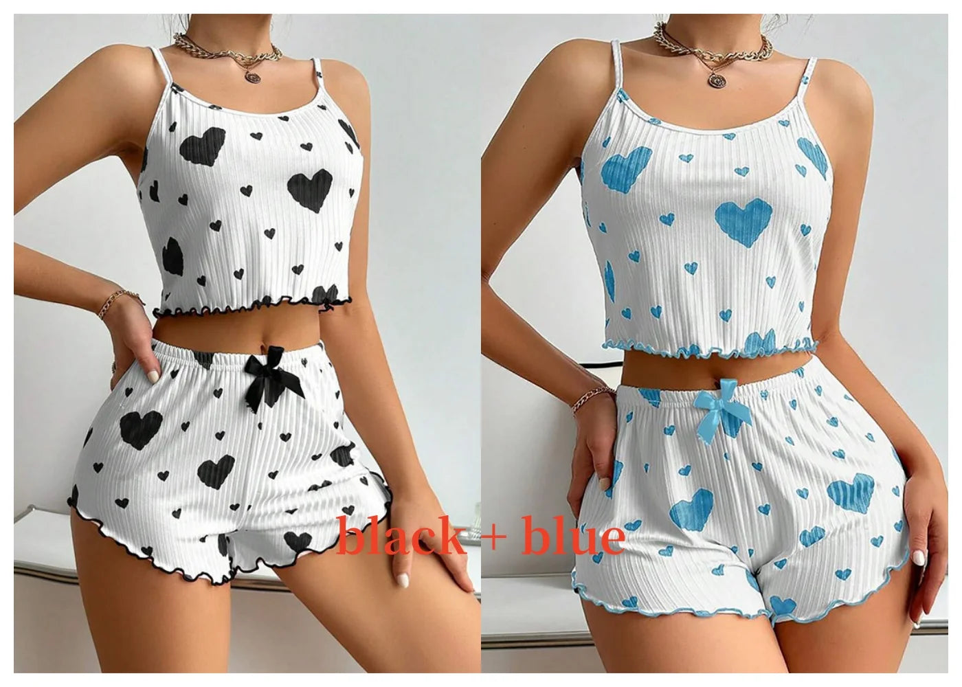 Love Print Pajama Set ❤️