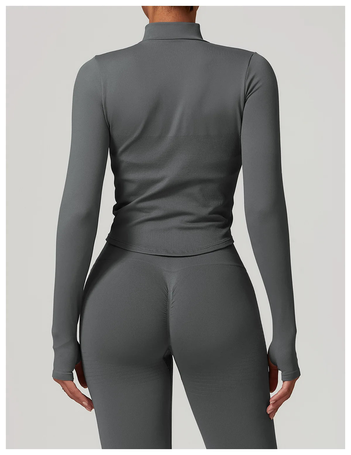 Women's Quick-Dry Zip-Up Workout Jacket