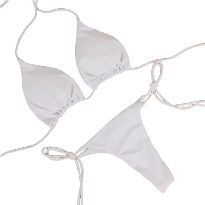 Classic Triangle String Bikini Set