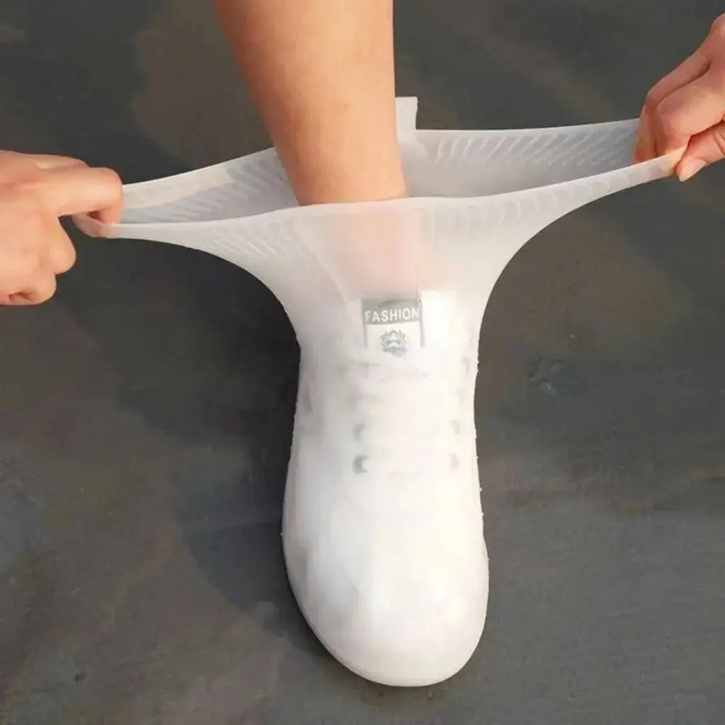 【Hot sales】 Reusable Waterproof Silicone Shoe Covers – Anti-Slip Rain Shoe Protectors