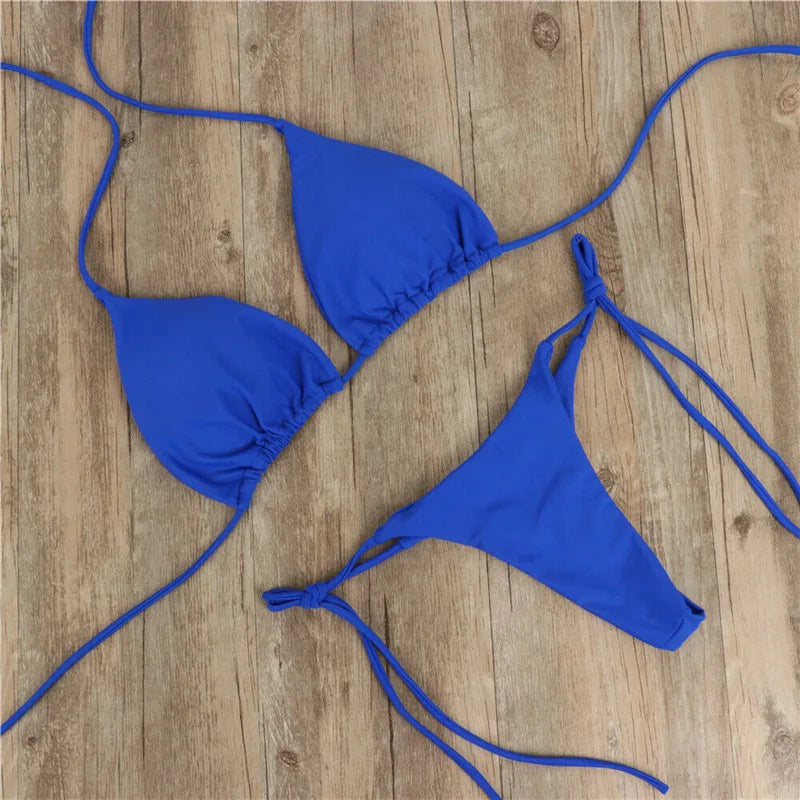 Classic Triangle String Bikini Set