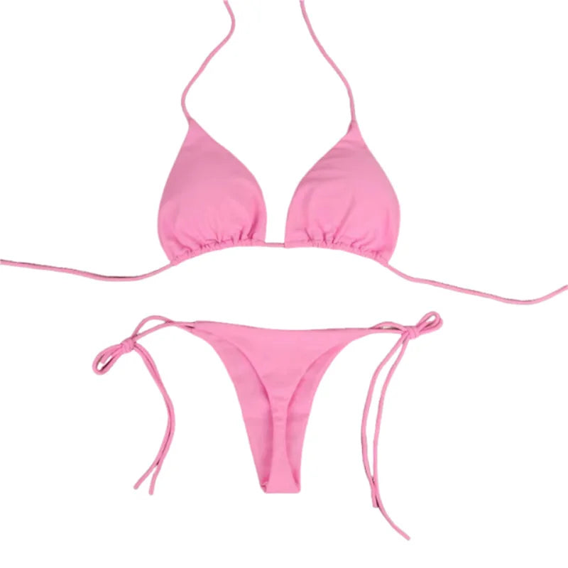 Classic Triangle String Bikini Set