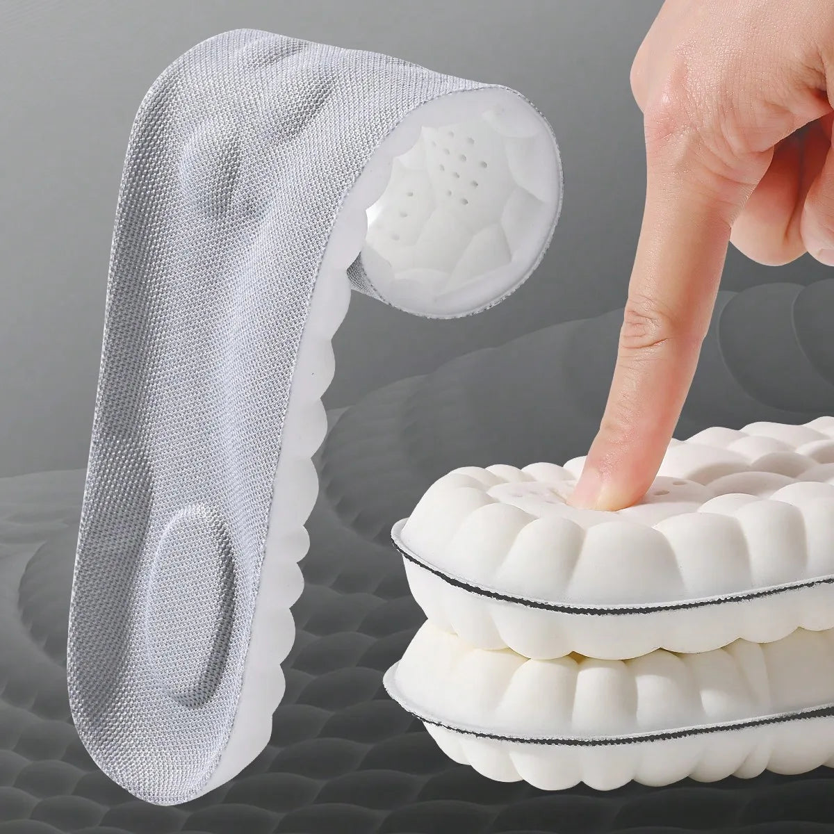 orthopedic insoles, memory foam, shock absorbing, arch support