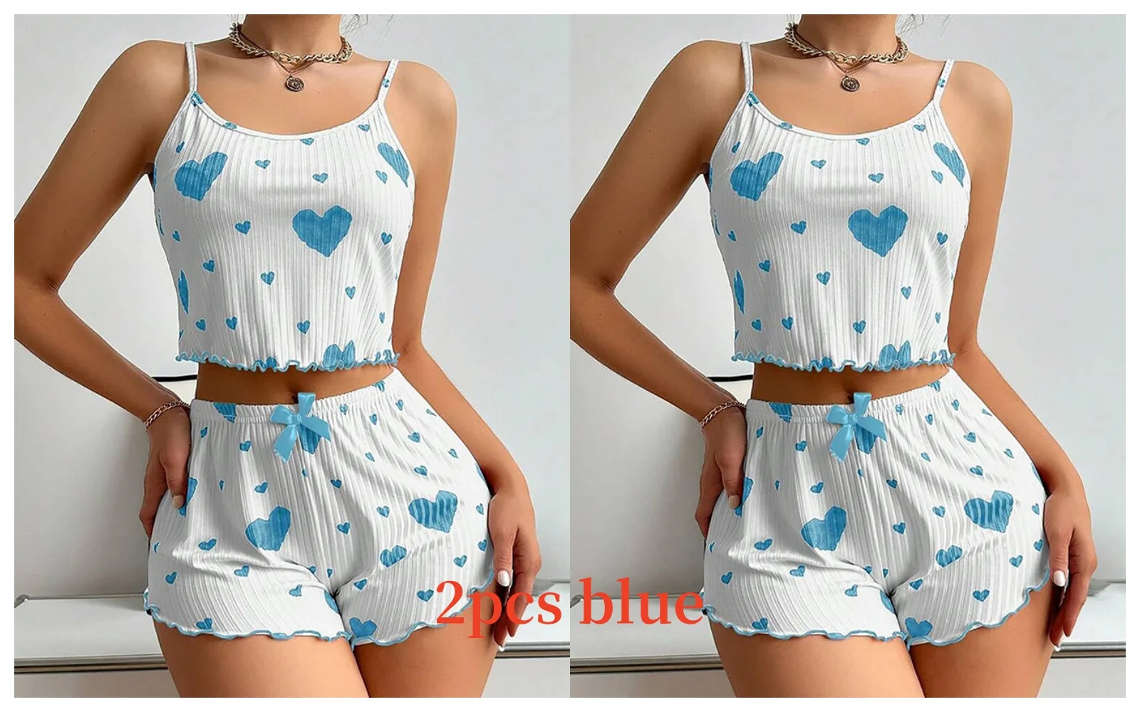 Love Print Pajama Set ❤️