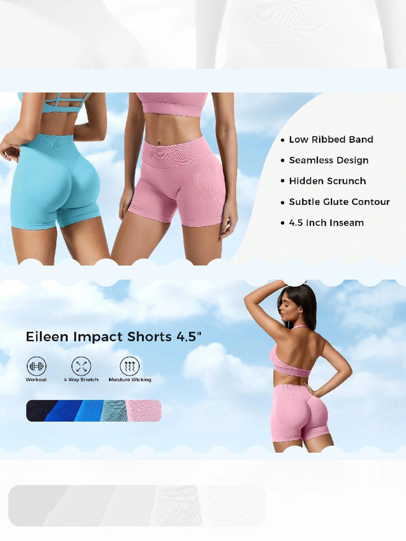 Smooth Shape Yoga Shorts
