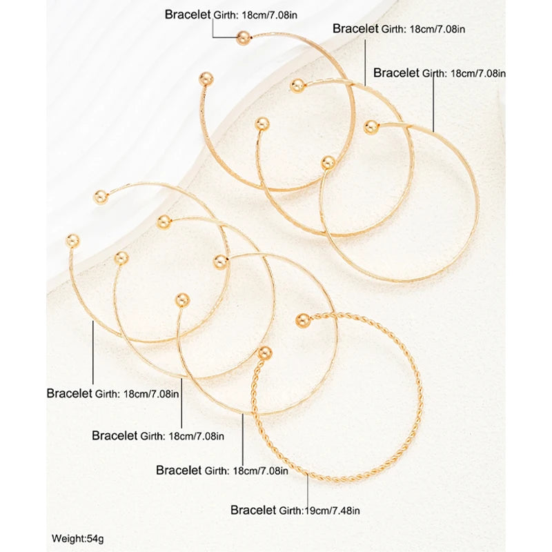 Luxe Gold Bangle Set