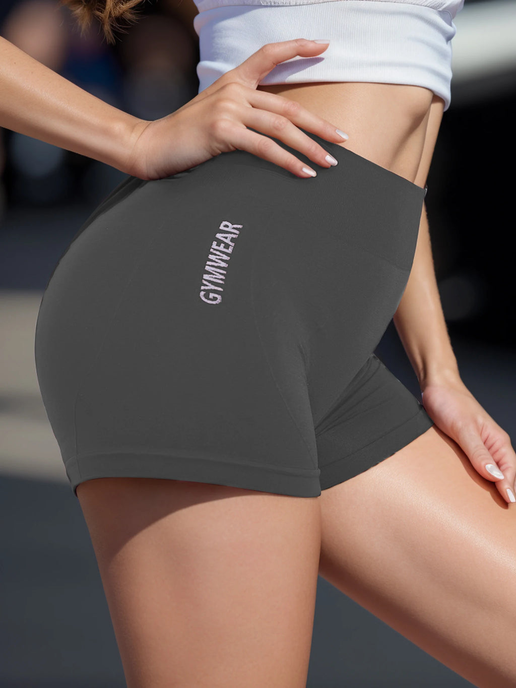 High-Waist Seamless Sculpt Workout Shorts