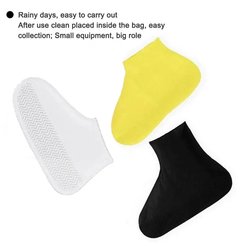 【Hot sales】 Reusable Waterproof Silicone Shoe Covers – Anti-Slip Rain Shoe Protectors