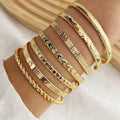 Luxe Gold Bangle Set