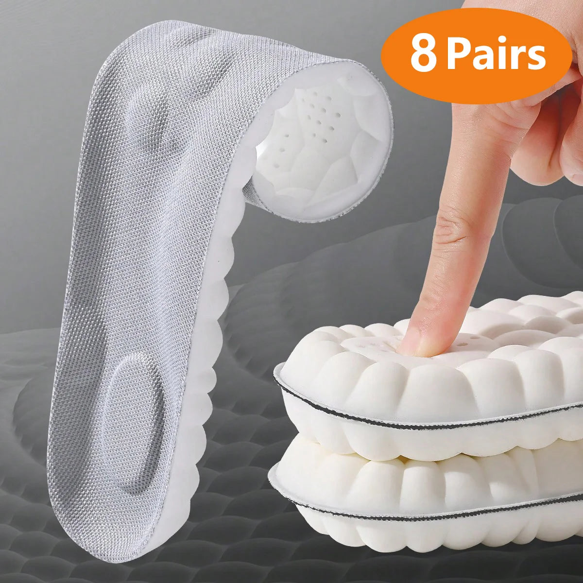 orthopedic insoles, memory foam, shock absorbing, arch support