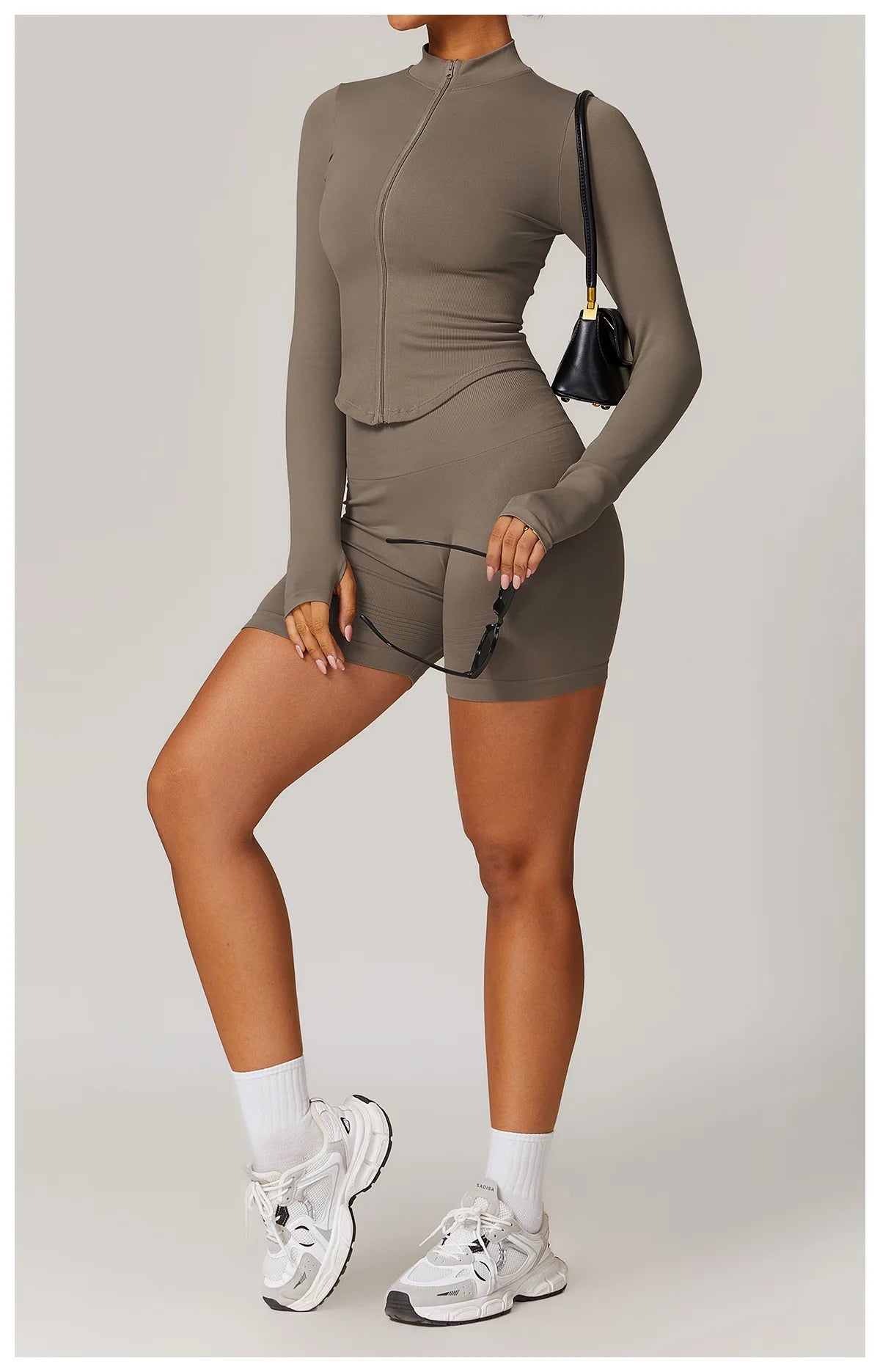 Women's Quick-Dry Zip-Up Workout Jacket