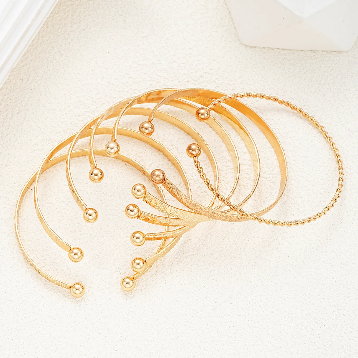 Luxe Gold Bangle Set