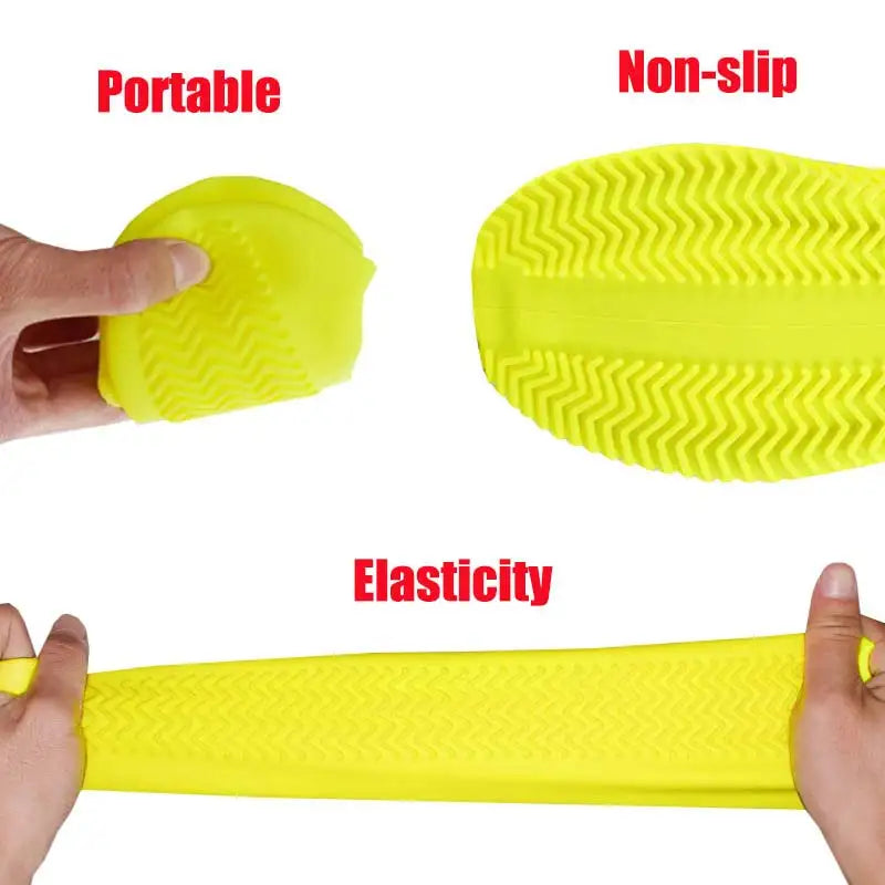 【Hot sales】 Reusable Waterproof Silicone Shoe Covers – Anti-Slip Rain Shoe Protectors