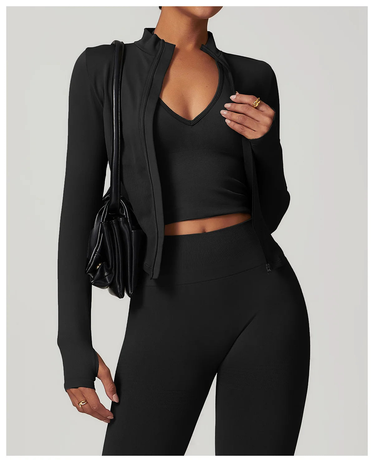 Women's Quick-Dry Zip-Up Workout Jacket
