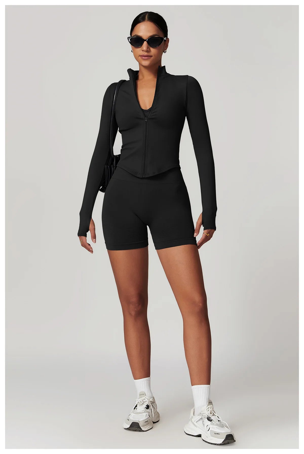Women's Quick-Dry Zip-Up Workout Jacket