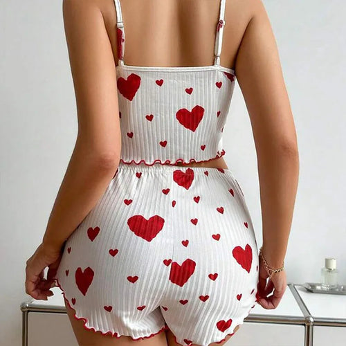 Love Print Pajama Set ❤️