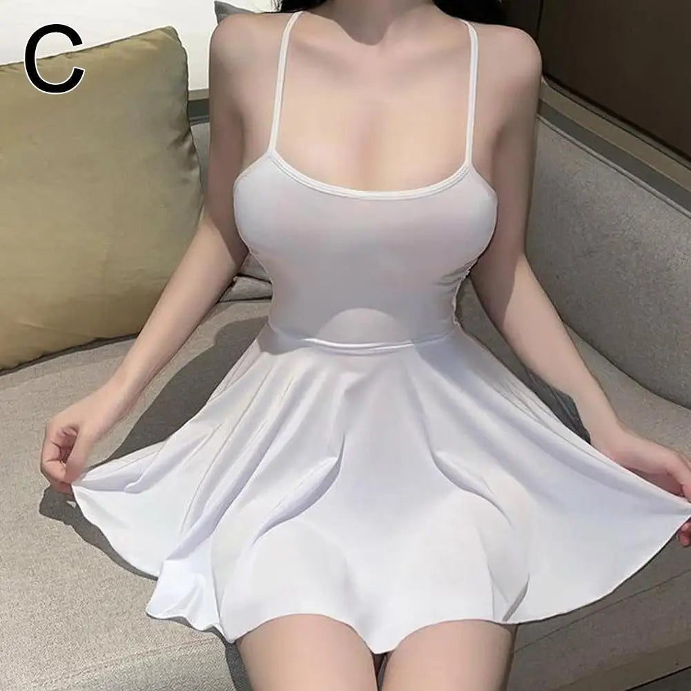 Allure Pleated Mini Dress