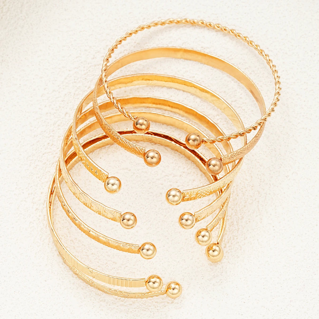 Luxe Gold Bangle Set