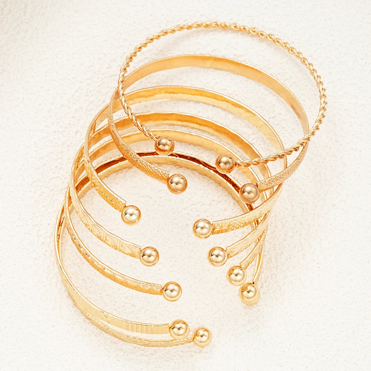 Luxe Gold Bangle Set