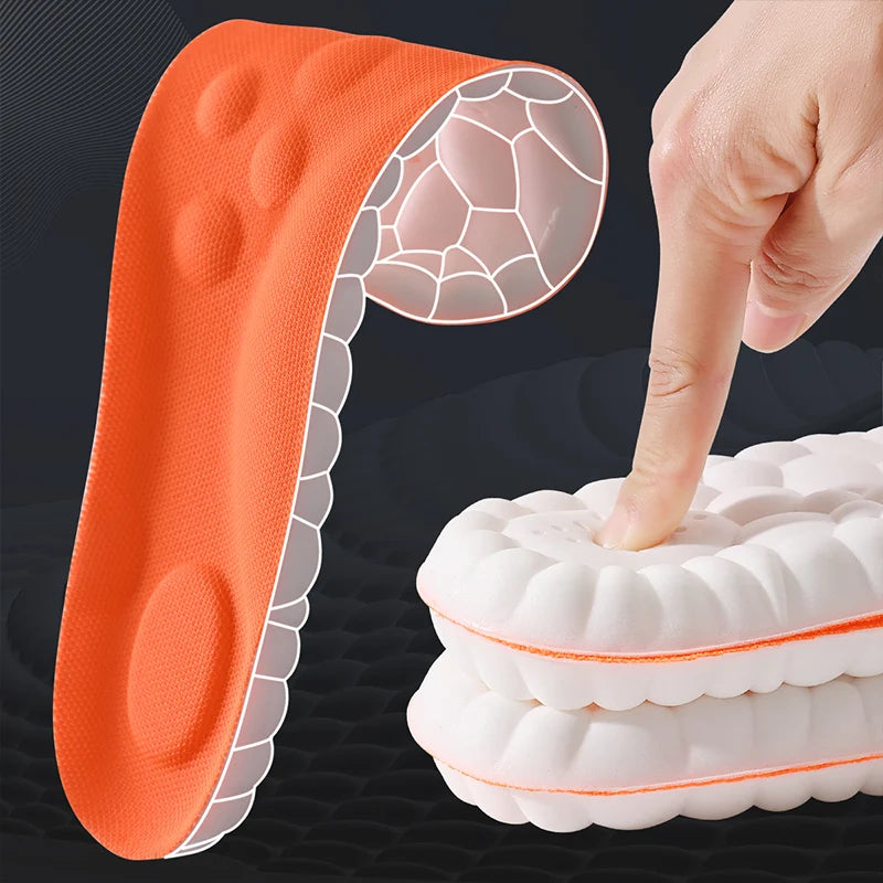 orthopedic insoles, memory foam, shock absorbing, arch support