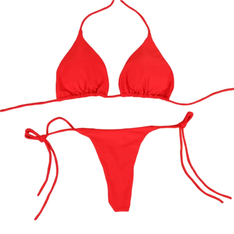 Classic Triangle String Bikini Set