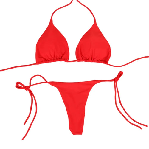 Classic Triangle String Bikini Set