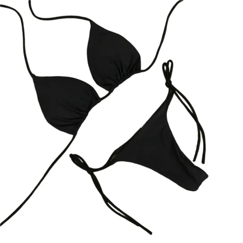 Classic Triangle String Bikini Set