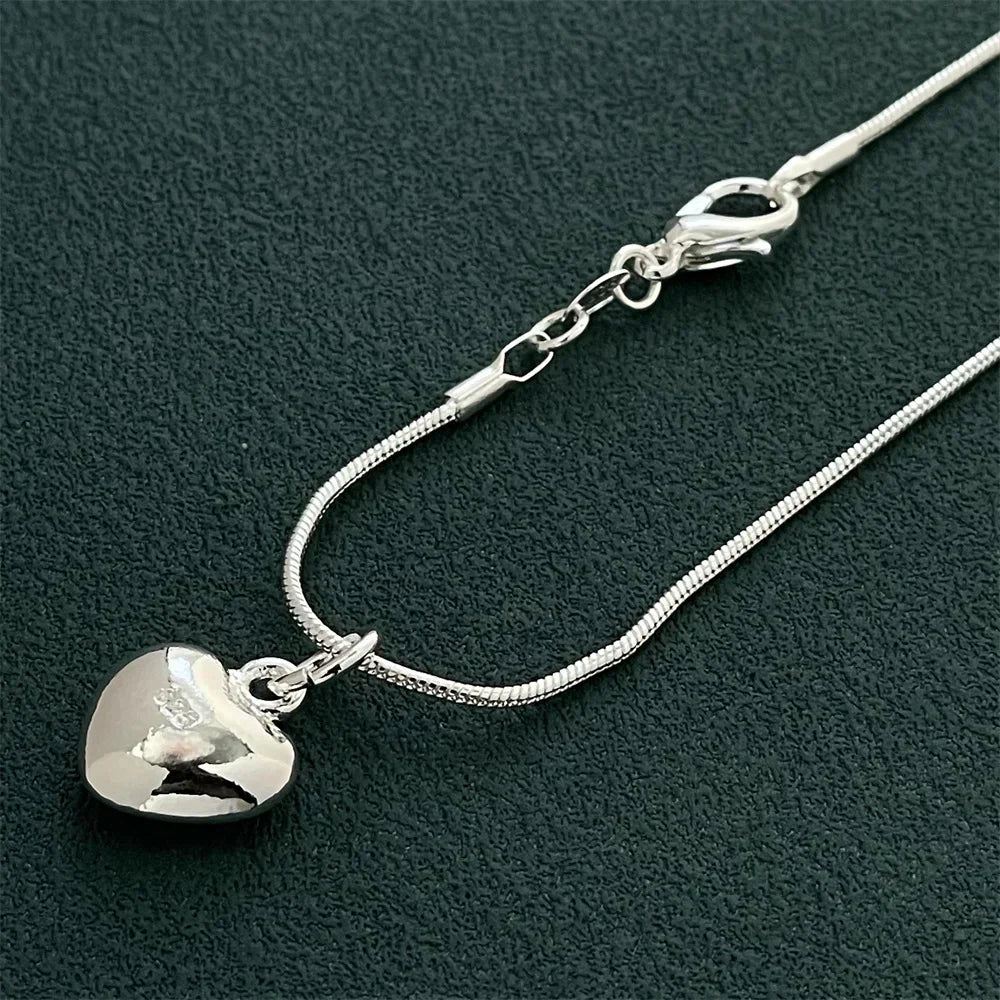 Sterling Silver Heart Necklace