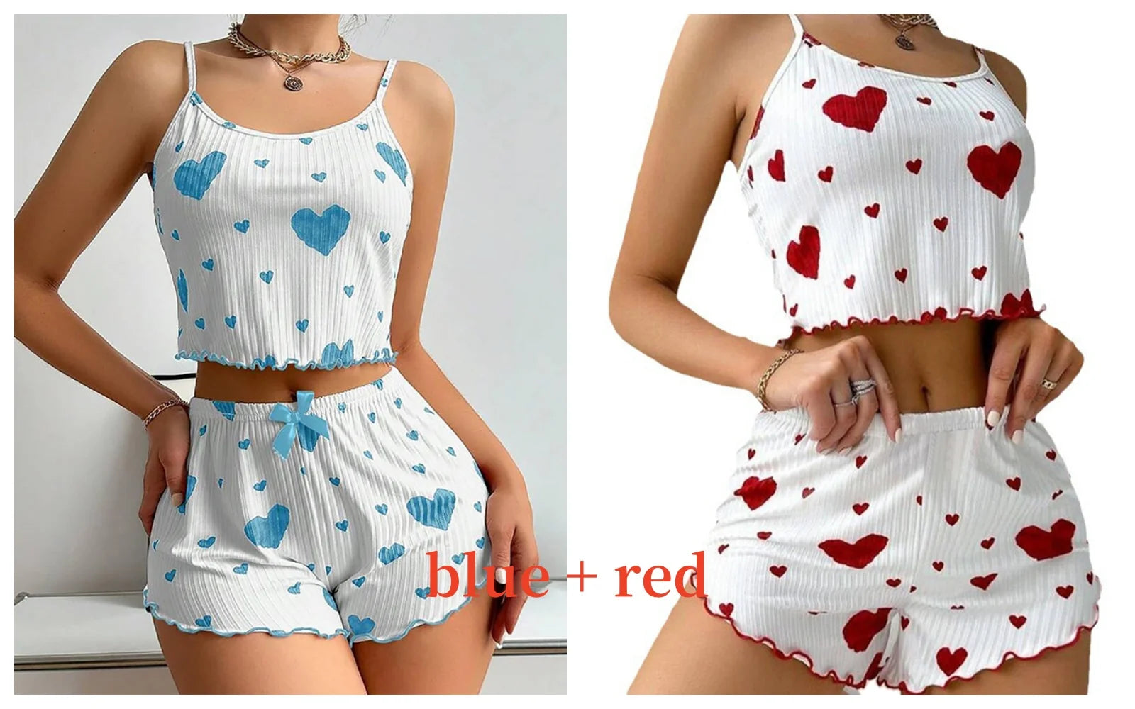 Love Print Pajama Set ❤️