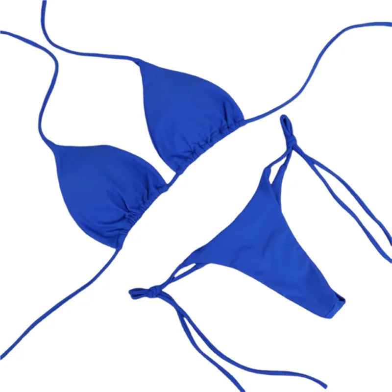 Classic Triangle String Bikini Set